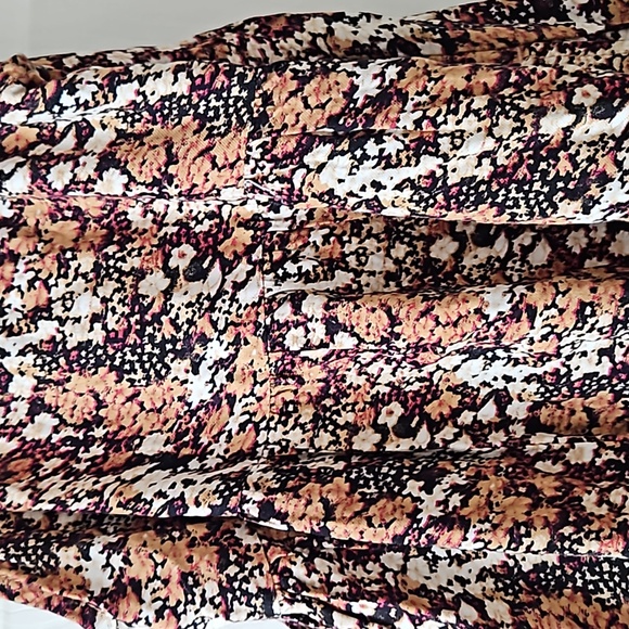 Treasure and Bond, Strappy Girls Romper, Brownish Flowers,Size 12 ,NWOT - Picture 2 of 8